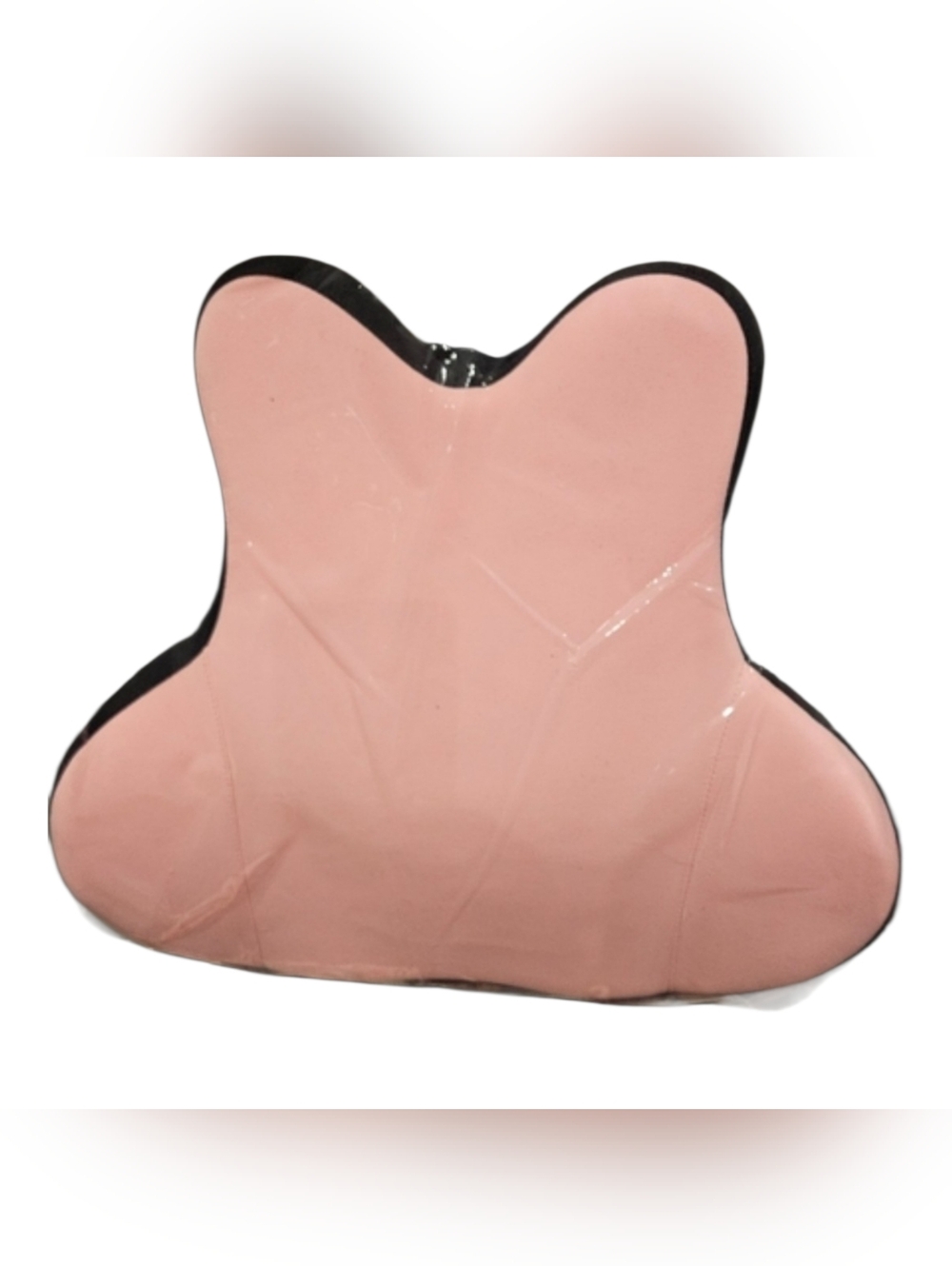 Blush Pink Sculpted Accent Lumbar  Pillow with